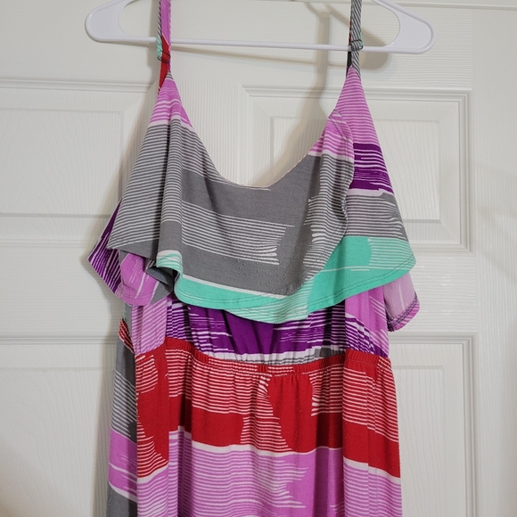4XL Pure Energy Maxi Dress High Low - Picture 4 of 5
